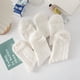 thumbnail image 5 of Calcetines blancos para mujer, bonitos calcetines japoneses jk, calcetines de verano a media pantorrilla de moda, calcetines largos de encaje lolita para primavera y otoño, 5 of 6