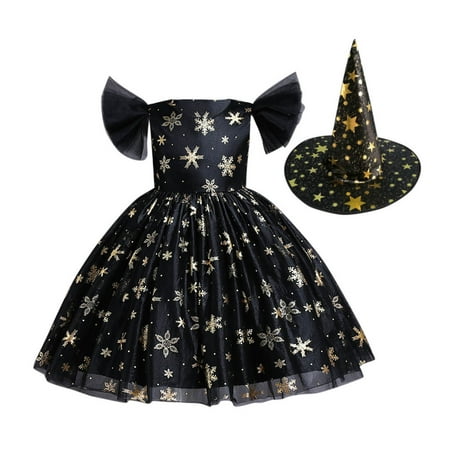

Party Pageant Dance Girls Princess Dress+Hat Gown Kids Child Girls Dress&Skirt