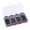 Black red, variant on Necvior Fishing Tackle Box Water Resistant Magnetic Luminous Tackle Box For Fishing Lure