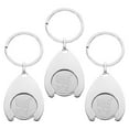 thumbnail image 1 of OULII 3pcs Reusable Trolley Tokens for Keys in Grocery Shopping, 1 of 8