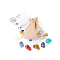 thumbnail image 2 of WIZUTIZ Gemstones Astrology Set Natural Crystal Twelve Constellations Cloth Bag Set Home Gadgets Wrinkle Resistantfade Resistant, 2 of 3