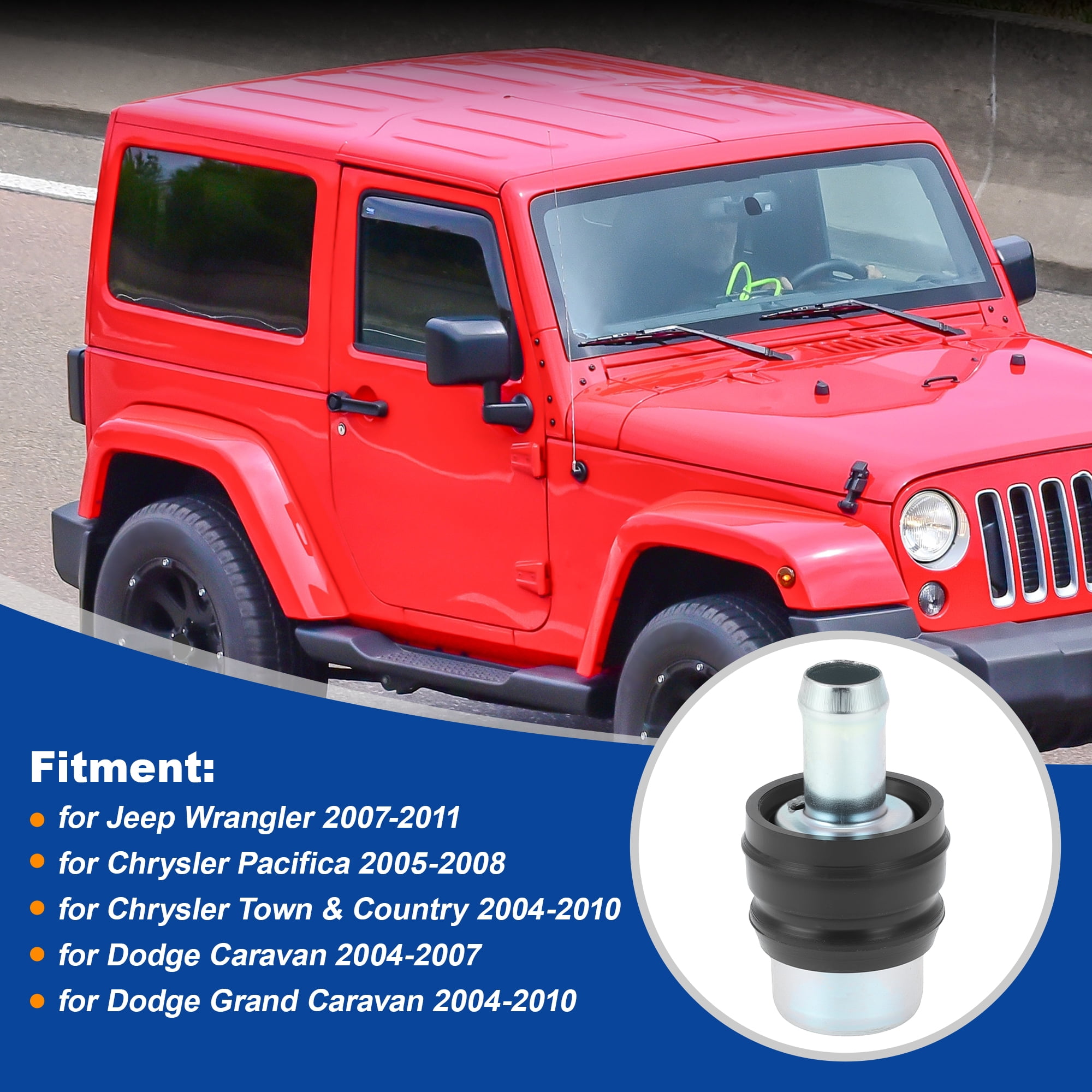 Unique Bargains N54 PCV Valve for Jeep for Chrysler for Dodge