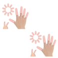 thumbnail image 3 of ZheElen 10Pcs Protector Silicone Separator Protective Sleeves Professionals 2Set, 3 of 6
