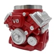 thumbnail image 1 of Tazas de café con motor V8, taza portátil para bebidas de agua, regalo de cumpleaños, taza de café roja de 250 ml para el hogar, vacaciones, cocina, b, 1 of 9