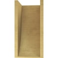 thumbnail image 4 of 9"W x 9"D x 18"H Wide Durham Rough Cedar Woodgrain TimberThane Corbel, Primed Tan, 4 of 6