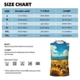 thumbnail image 6 of Pofeuu Field Bicycle Young Sunflower Print Men's Muscle T-Shirt, Sleeveless, Muscle Tank, Classic Muscle Tee Top For Men Casual Sleeveless Muscle T-Shirt Trendy Clothes-X-Large, 6 of 7