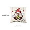 thumbnail image 2 of Matsuzay Fundas decorativas navideñas para almohada, funda de almohada con forma cuadrada, fundas para sofá, sala de estar, accesorios, Kits de decoración para fiestas Tipo 1, 2 of 6