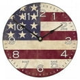 thumbnail image 1 of Wall Clock, Flag - 11.75 in, 1 of 1