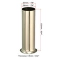 thumbnail image 2 of Uxcell Candle Socket Covers, 3.9 Inch Tall Chandelier Sleeves Base Holder, Nickel Color 3 Pack, 2 of 5