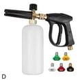 thumbnail image 1 of Pistolet de Laveuse Haute Pression, Pistolet Court de Laveuse Haute Puissance, Pistolet de Pulvérisation de Laveuse Haute Puissance avec Connecteur et Adaptateur, Poignée de Laveuse à Pression Embouts de Buse pour Canon à Mousse Lavage de Voiture, 1 of 6