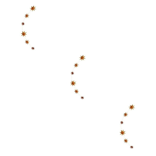 QualitChoice 1 Set Star Decorations Household Interesting Exquisite Stars Pendant Party Supply Craft Decoration Decor Props for Layout Golden 3Set