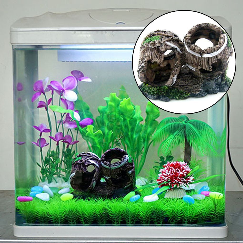outdoorline Double Broken Barrel Fish Tank Aquarium