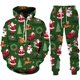 thumbnail image 1 of Conjunto de chándal de 2 piezas para hombre y mujer, ropa de Año Nuevo con estampado 3D de Navidad, sudaderas con capucha y pantalones, traje de fiesta de navidad, 1 of 4