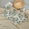 thumbnail image 5 of Blue Hydrangea Floral Pillow Covers 16x16 Set of 2 Spring Summer Floral Decorative Pillow Cases Rustic Flowers Decor Throw Pillows Holiday Outdoor Linen Farmhouse Cushion Case for Couch Sofa, 5 of 6