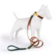 thumbnail image 4 of Loudik - Conjunto de collar y correa de cuero de lujo para mascotas, ajustable, personalizado, pequeño, mediano, grande, correas de tracción para perros, accesorios, 4 of 5