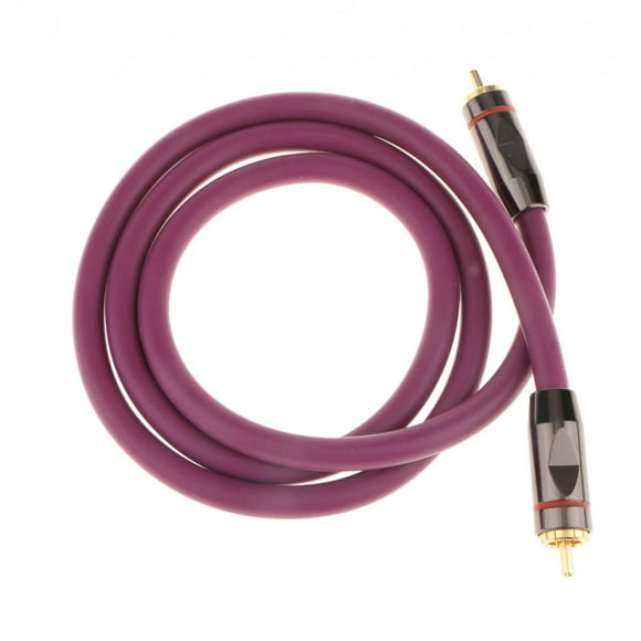 Cable de audio digital de 1,5/3/6 pies, cable de altavoz macho a macho, salida del conector 1M