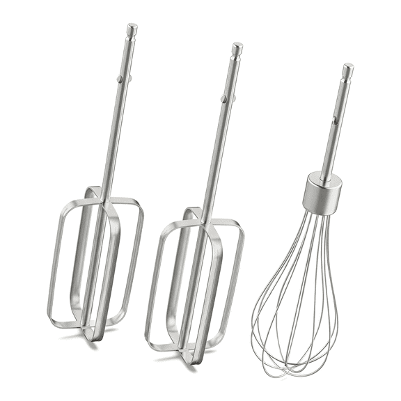 2Pcs Hand Mixer Beaters with 1Pcs Egg Whisk Attachment for Hamilton Egg Whisk Beater Blades,Replacement Beaters for Hamilton Beach Hand Mixer