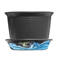 thumbnail image 4 of Jierger 14 Inch Classic Round Plant Saucer, Lightweight UV-Resistant Plastic Flower Pot Tray, for Indoor Outdoor Garden Planters, Practical Home Garden Decor Trays, 4 of 6