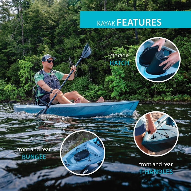 Lifetime Oracle 123 Kayak, Dragonfly Blue, UV-Protected