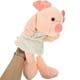 thumbnail image 2 of Marioneta de mano de cerdo, muñeco de cerdo de peluche interactivo, juguete de juego de rol para niños, juguete de marioneta de mano rellena, 2 of 5