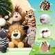 thumbnail image 3 of Set de animales de peluche HyDren Safari, 20 cm, Jungle, 12 piezas, 3 of 7