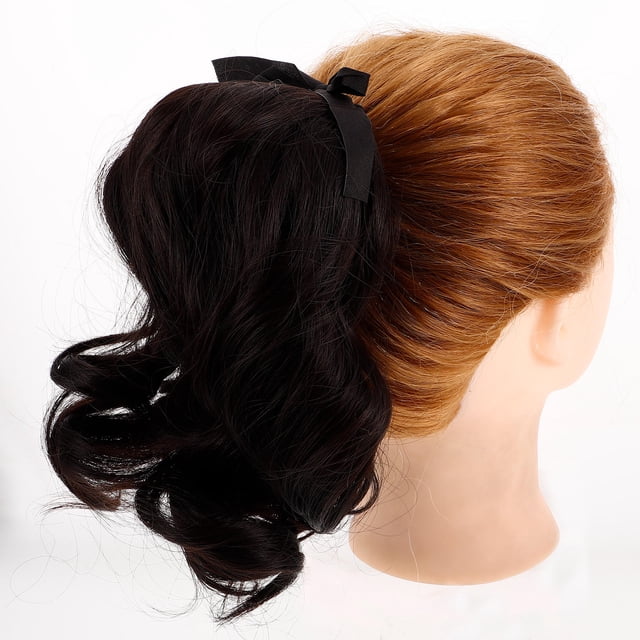 unbranded Coleta Postiza Con Ondas Naturales Y Material Duradero Para Uso Cómodo Y Fácil