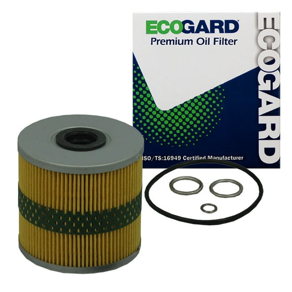 ECOGARD X5438 Premium Cartridge Engine Oil Filter for Conventional Oil Fits Audi A8 Quattro 4.2L 1997-1999, A8 3.7L 1997-1999