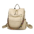 thumbnail image 2 of Back to school Saving!Fnyoxu Backpack Purse for Women Leather Fashion Theft Handbags and Shoulder Bag Travel Bags(Beige), 2 of 2