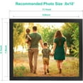 PHAREGE 12 Pack 8x10 Black Picture Frames, PVC Wall Mount