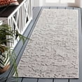 thumbnail image 4 of SAFAVIEH Global Herleva Abstract Indoor/Outdoor Area Rug, Grey/Light Grey, 6'7" x 6'7" Round, 4 of 10