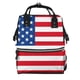 thumbnail image 1 of Disketp America Flags3 Mochila de Pañales de Gran Capacidad con Múltiples Bolsillos, Mochila de Viaje Multifuncional para Bebé, Unisex, Moderna y Resistente, 1 of 6