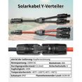 thumbnail image 2 of 1 par de cables de conexión de panel solar, divisor de cable de panel solar macho hembra de 1 a 2 patas para cable de panel solar fotovoltaico PV, 2 of 5