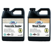 Rainguard Concentrate (Makes 5 Gallons) Premium Grade Concrete Sealer and Concentrate (Makes 2 Gallons) Premium Wood Sealer