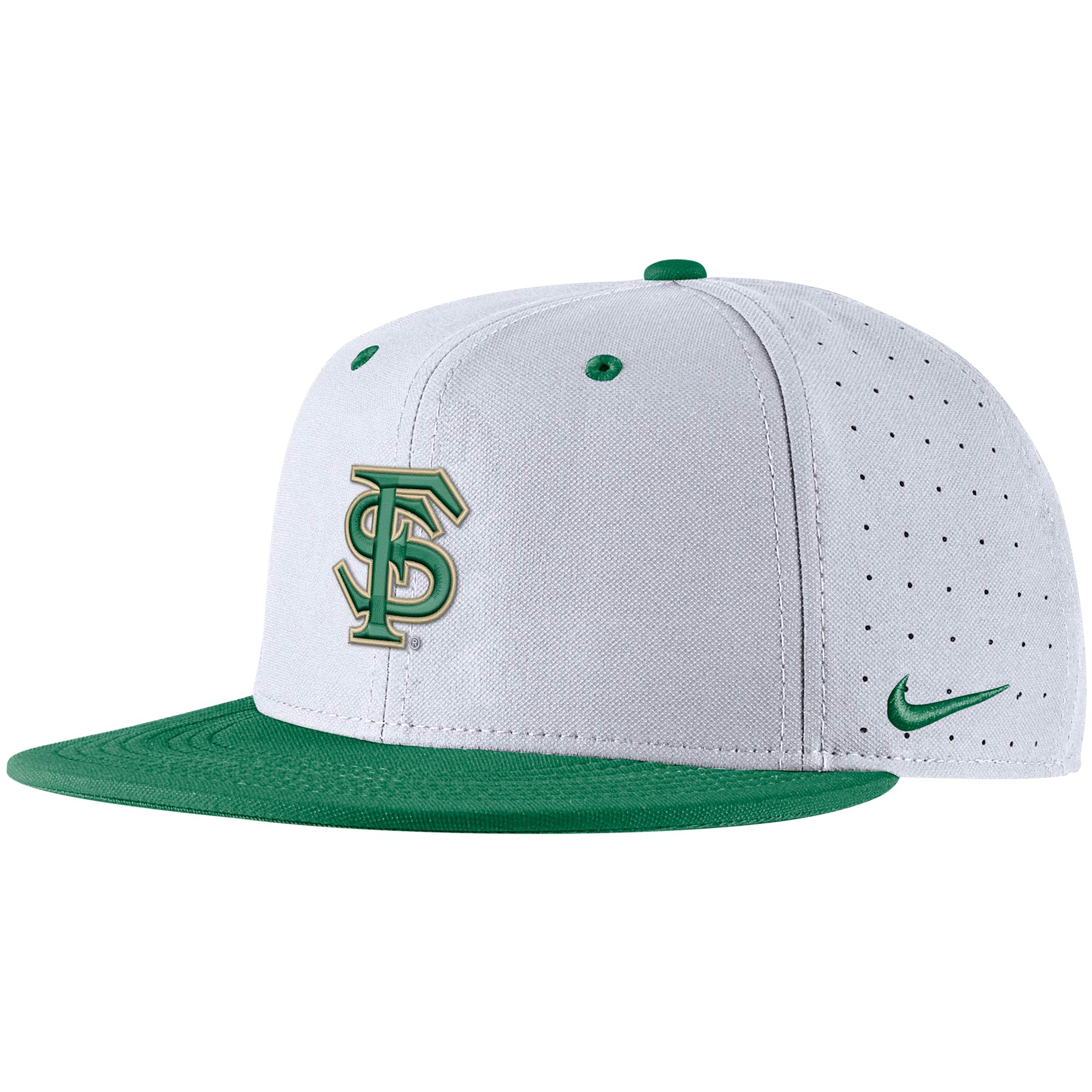 white nike fitted hat