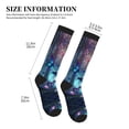 thumbnail image 3 of Compression Socks for Men Women -Blue Butterfly Forest Fantasy Knee High Compression Stockings for Men Women, 3 of 5