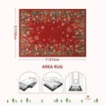 thumbnail image 6 of Wonnitar 8x10 Christmas Area Rug, Machine Washable Low-Pile Non-Slip Doormat, Holiday Rug for Entryway, Kitchen, Bedroom, Christmas Red, 6 of 12
