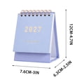 thumbnail image 2 of 2027 Desk Calendar, Small Standing Monthly Calendar with Gold Print for Office Desk, 2 of 7