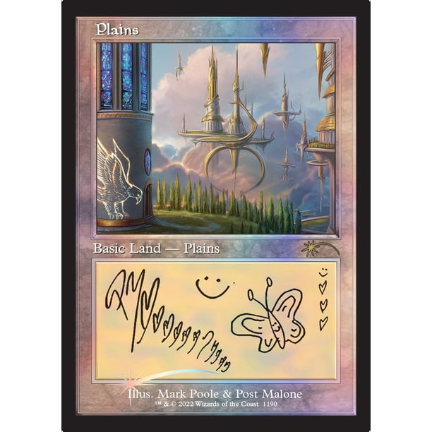post malone mtg cards each piece you throw down turns the playmat into the catwalk Post Malone Spent $800k On