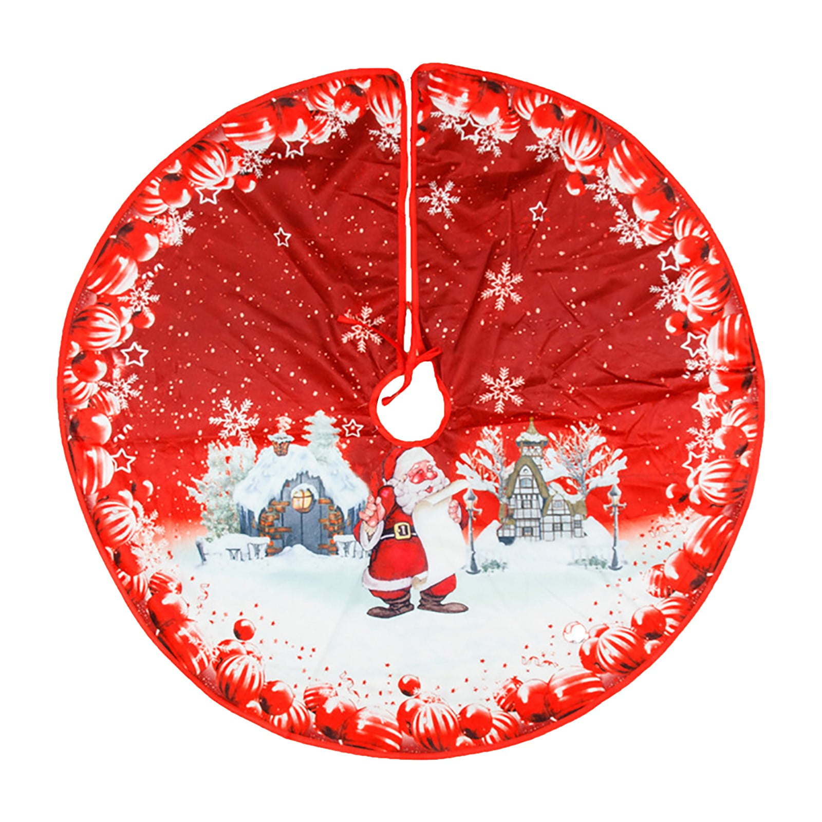 PhoneSoap Christmas Tree Skirt Red Christmas Tree Skirt Elks Santa