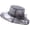 Gray, variant on Women's Kentucky Derby Church Dress Hat Wide Brim Leaf Flower Bridal Shower Hat