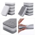 thumbnail image 2 of Double-sided Cleaning Brush Gray Square Cleaning Block Scouring Pad new W9F4, 2 of 6