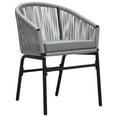 thumbnail image 2 of vidaXL 5 Piece Garden Dining Set Grey, 2 of 4