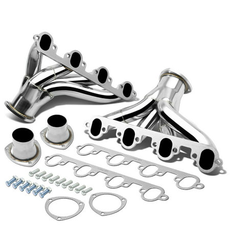 For 1968 to 1987 Ford Big Block Hugger BBC V8 Engine 4 -1 Stainless Steel Shorty Header Exhaust Manifold - 429 (Best Ford Big Block)