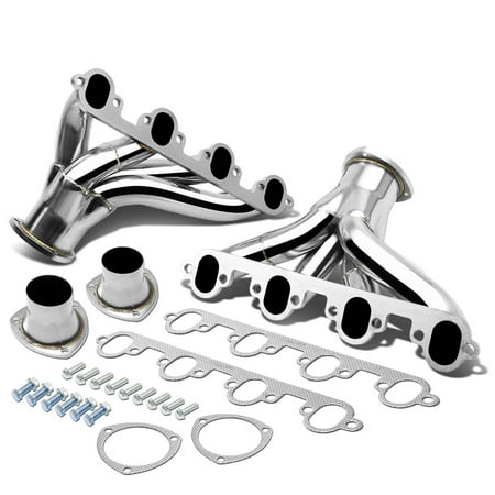 Big Engine (For 68-87 Ford Big Block Hugger BBC V8 Engine 4-1 Stainless Steel Shorty Header Exhaust Manifold - 429)