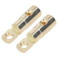 thumbnail image 1 of Screw Ring Terminal, Battery Cable Ends Tight Wire Fit 2PCS  For Audio Modification 4GA For 4-6GA, 1 of 8