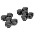 thumbnail image 4 of 10Pcs Nuts Knob Grip Handle 7-Star 8mm Female Thread Brass Core for Machine Tool(M8x32(no throughhole) ), 4 of 5