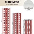 thumbnail image 4 of Red Christmas Knitted Pattern Kitchen Rugs Sets Of 3,Kitchen Runner Rugs Non Skid Washable,Decorative Kitchen Floor Mats for Kitchen,Sink,Laundry,17"x30"+ 17"x47" + 17"x59", 4 of 6