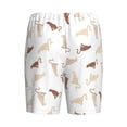 thumbnail image 7 of Daiia Leopard Print Mens Woven Stretch Pajama Short,Short Pajama Pants-Small, 7 of 7