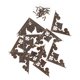 thumbnail image 1 of Juego de 10 protectores de bordes planos antiguos, caja de madera Triangular, cubierta protectora de esquina, accesorio de Hardware, 1 of 5