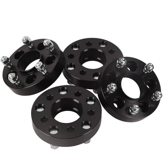 Axenor 4PCS 2" 5x4.5 to 6x5.5 Wheel Adapters 5 Lug to 6 Lug 12x1.5 5x114.3 to 6x139.7 wheel adapter spacers, 5 Lug to 6 Lug